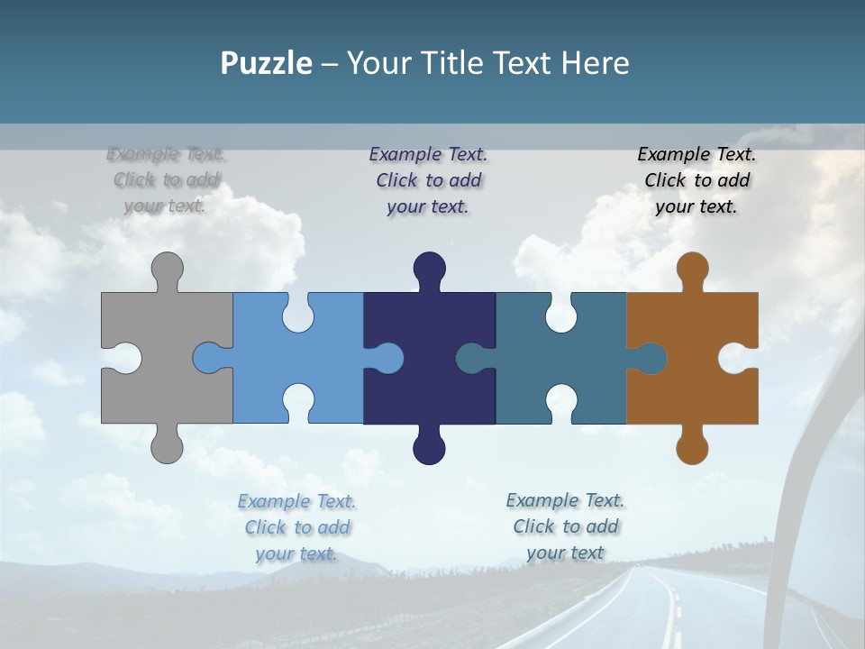 Auto Cloud Bright PowerPoint Template