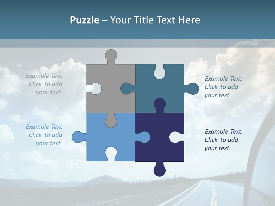 Auto Cloud Bright PowerPoint Template