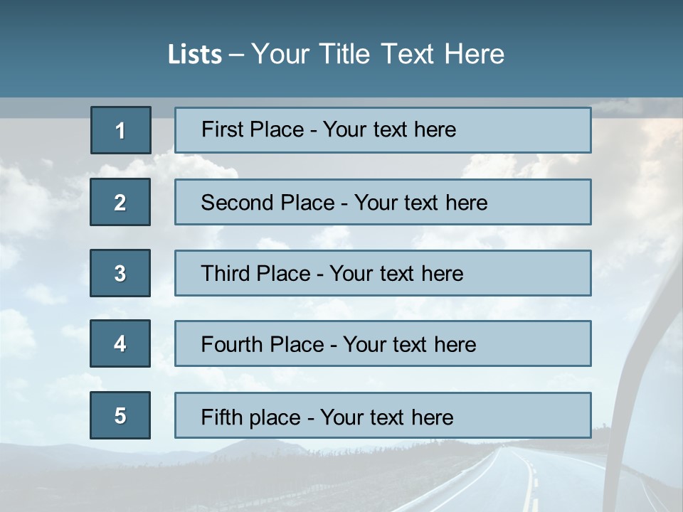 Auto Cloud Bright PowerPoint Template