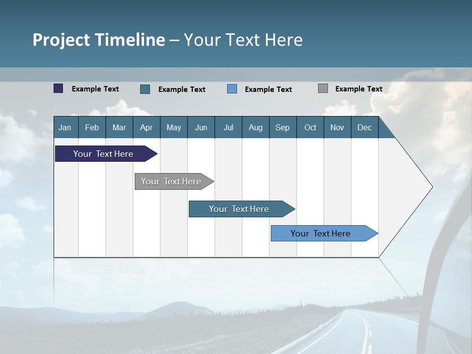 Auto Cloud Bright PowerPoint Template