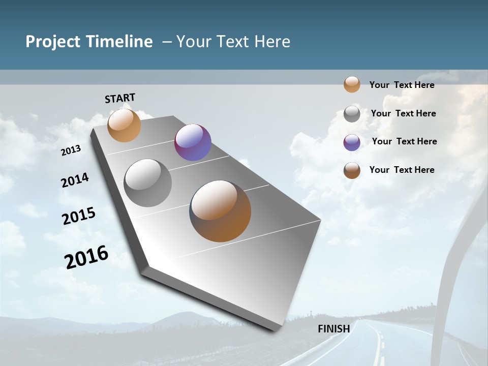 Auto Cloud Bright PowerPoint Template