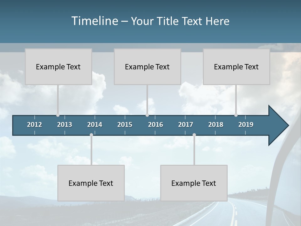 Auto Cloud Bright PowerPoint Template