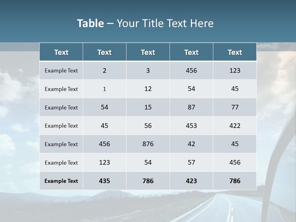 Auto Cloud Bright PowerPoint Template