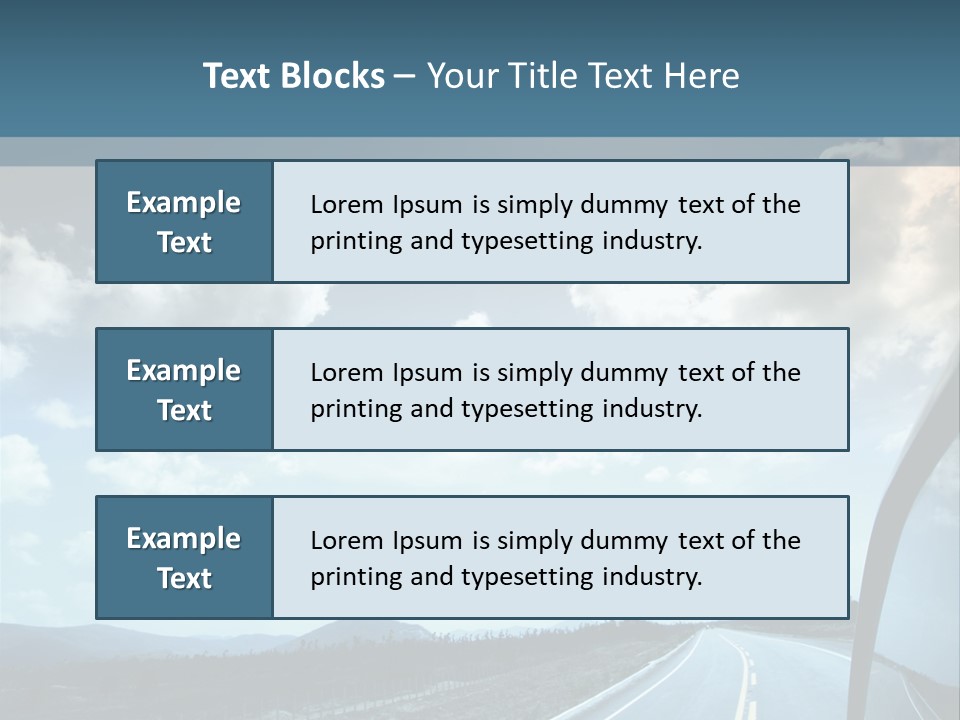 Auto Cloud Bright PowerPoint Template