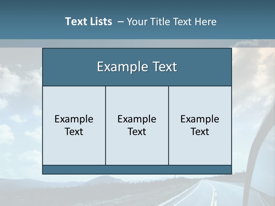 Auto Cloud Bright PowerPoint Template