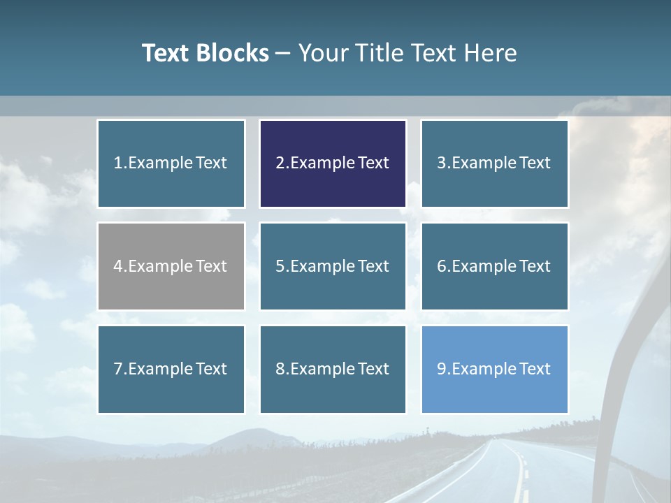 Auto Cloud Bright PowerPoint Template