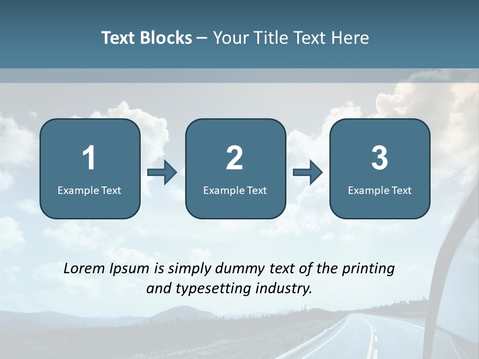 Auto Cloud Bright PowerPoint Template
