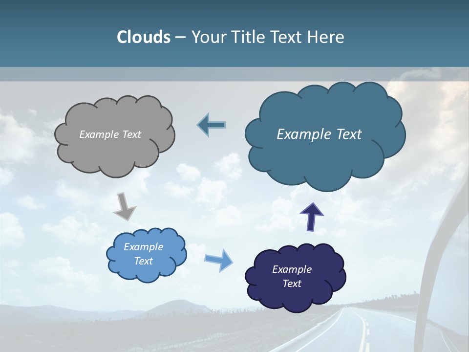 Auto Cloud Bright PowerPoint Template