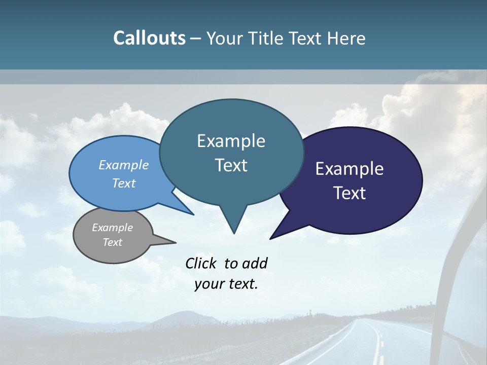 Auto Cloud Bright PowerPoint Template