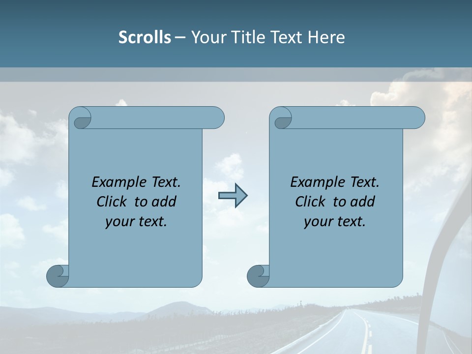 Auto Cloud Bright PowerPoint Template