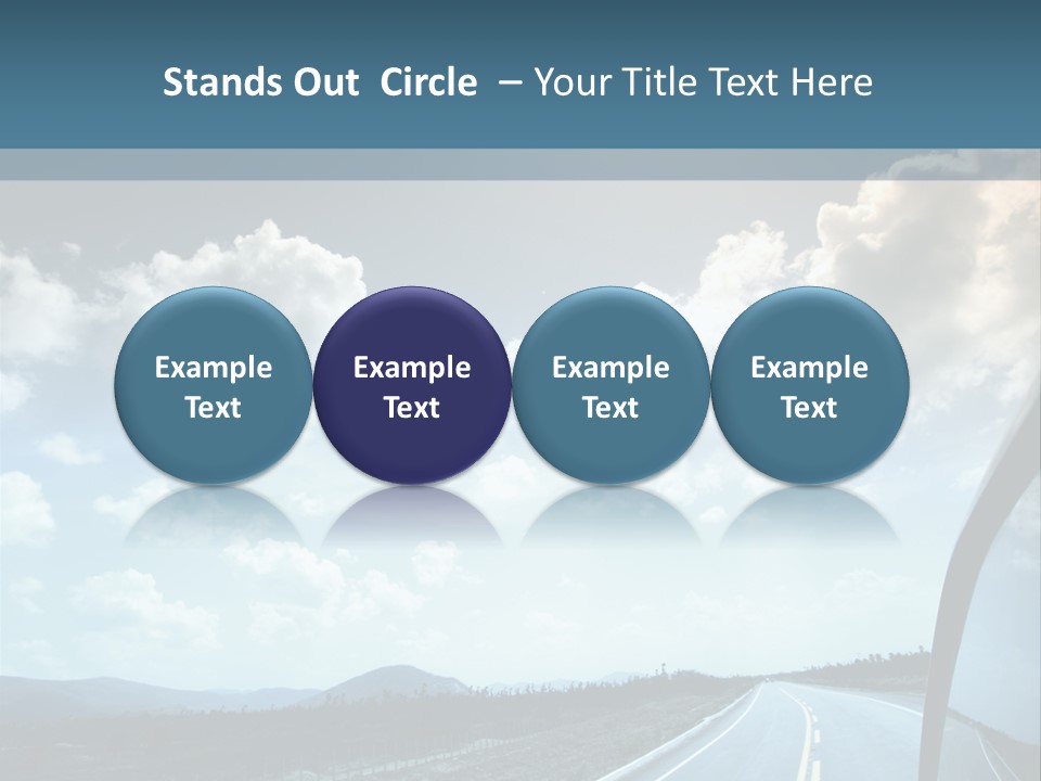 Auto Cloud Bright PowerPoint Template