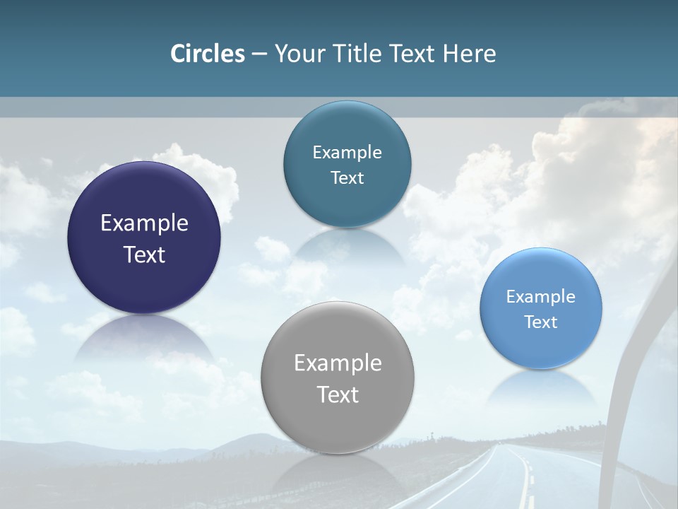 Auto Cloud Bright PowerPoint Template