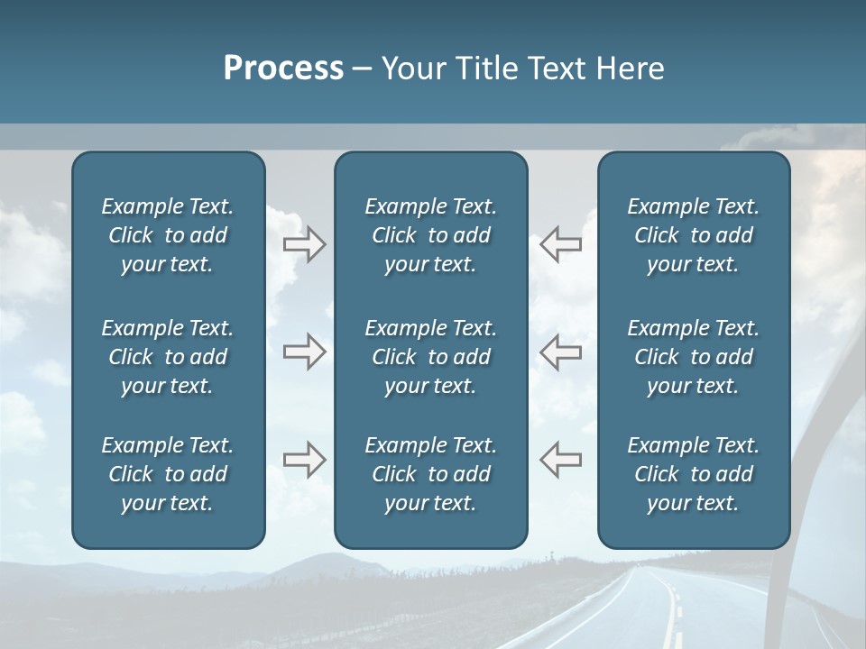 Auto Cloud Bright PowerPoint Template