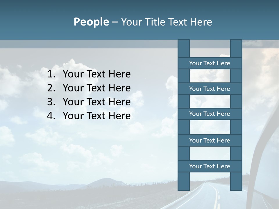 Auto Cloud Bright PowerPoint Template