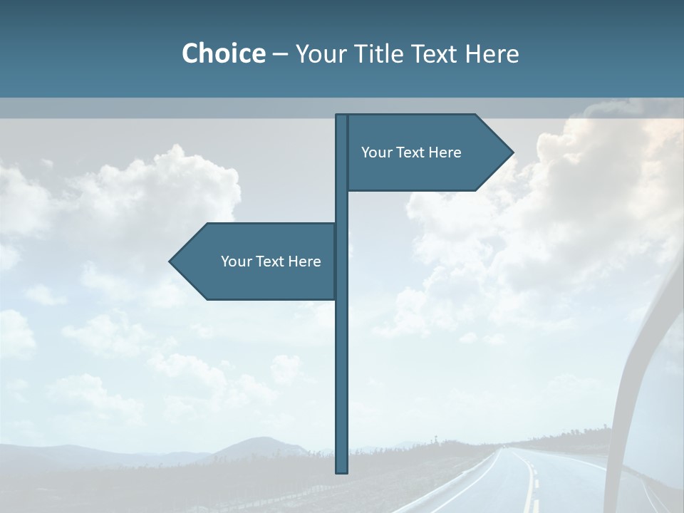 Auto Cloud Bright PowerPoint Template