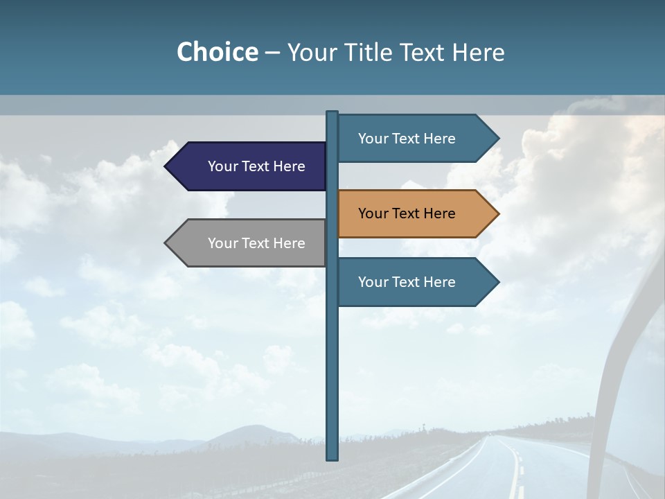 Auto Cloud Bright PowerPoint Template