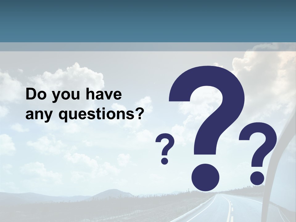 Auto Cloud Bright PowerPoint Template