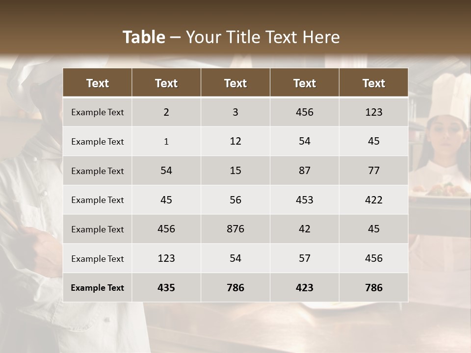 Preparation Nutrition Male PowerPoint Template