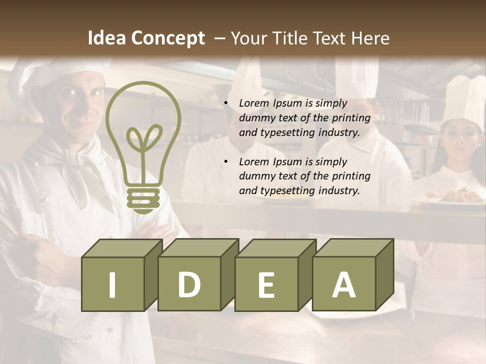 Preparation Nutrition Male PowerPoint Template