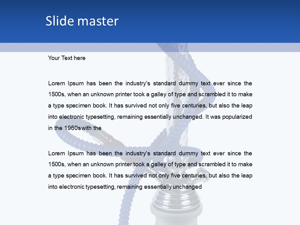 Steam Art Arabian PowerPoint Template