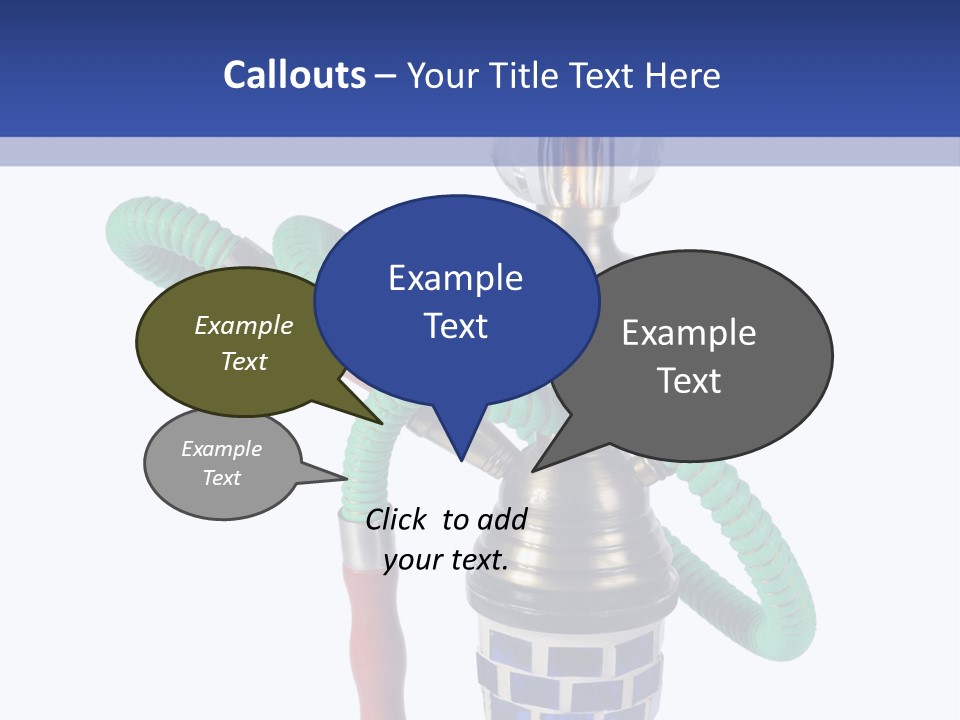 Puff Water White PowerPoint Template