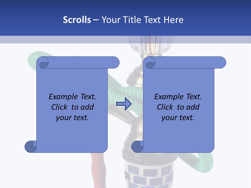 Puff Water White PowerPoint Template
