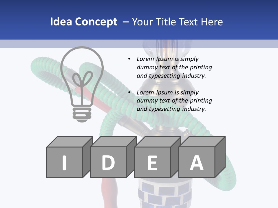 Puff Water White PowerPoint Template