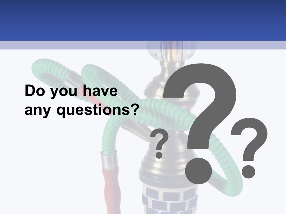 Puff Water White PowerPoint Template