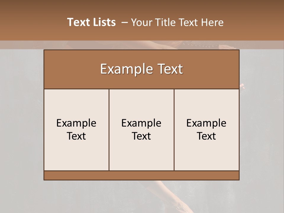 A Woman In A Black Top And Blue Pants Is Jumping In The Air PowerPoint Template