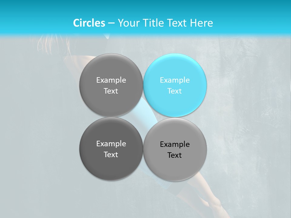 Performer Stunt Stretching PowerPoint Template