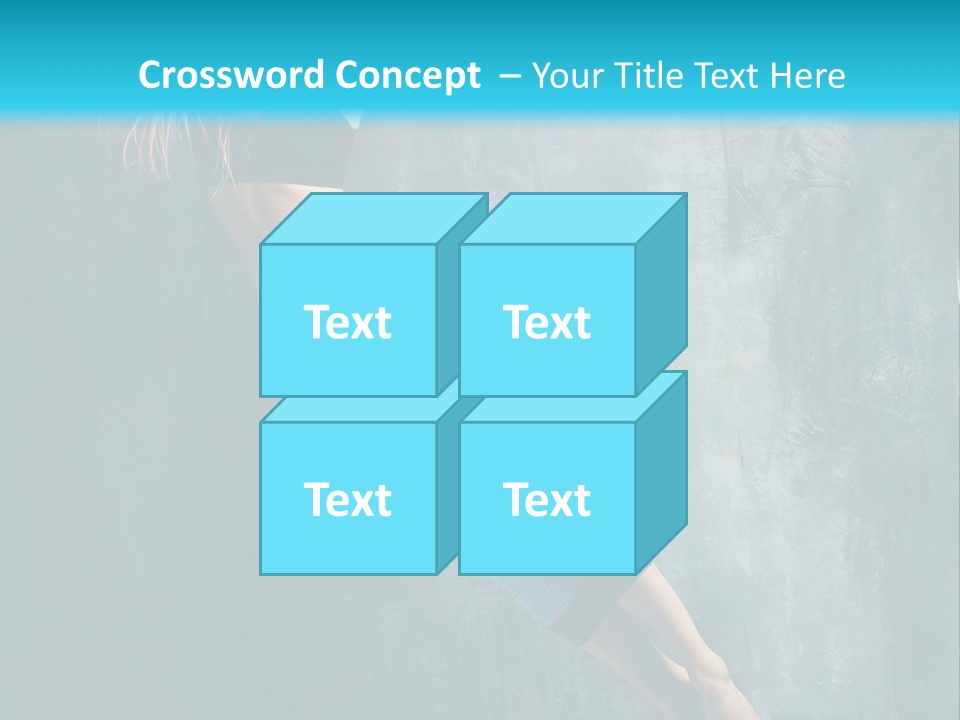 Performer Stunt Stretching PowerPoint Template