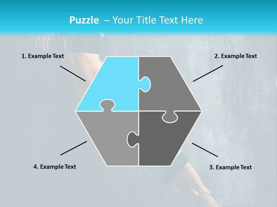 Performer Stunt Stretching PowerPoint Template