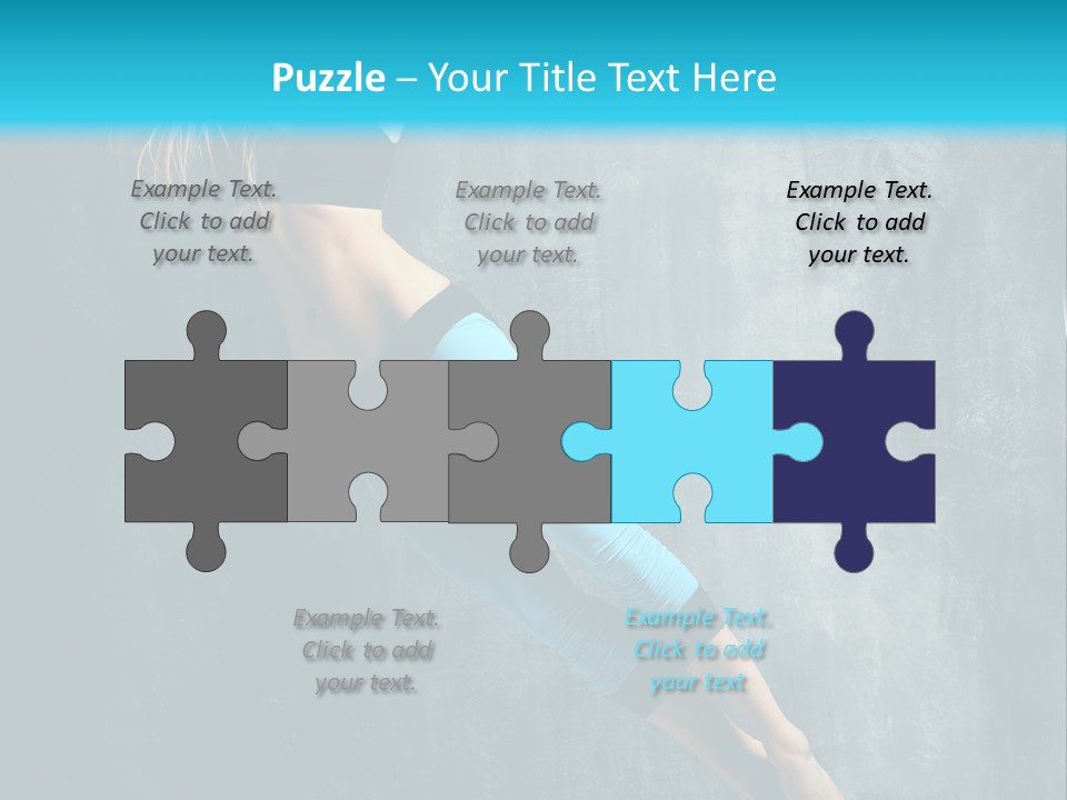 Performer Stunt Stretching PowerPoint Template