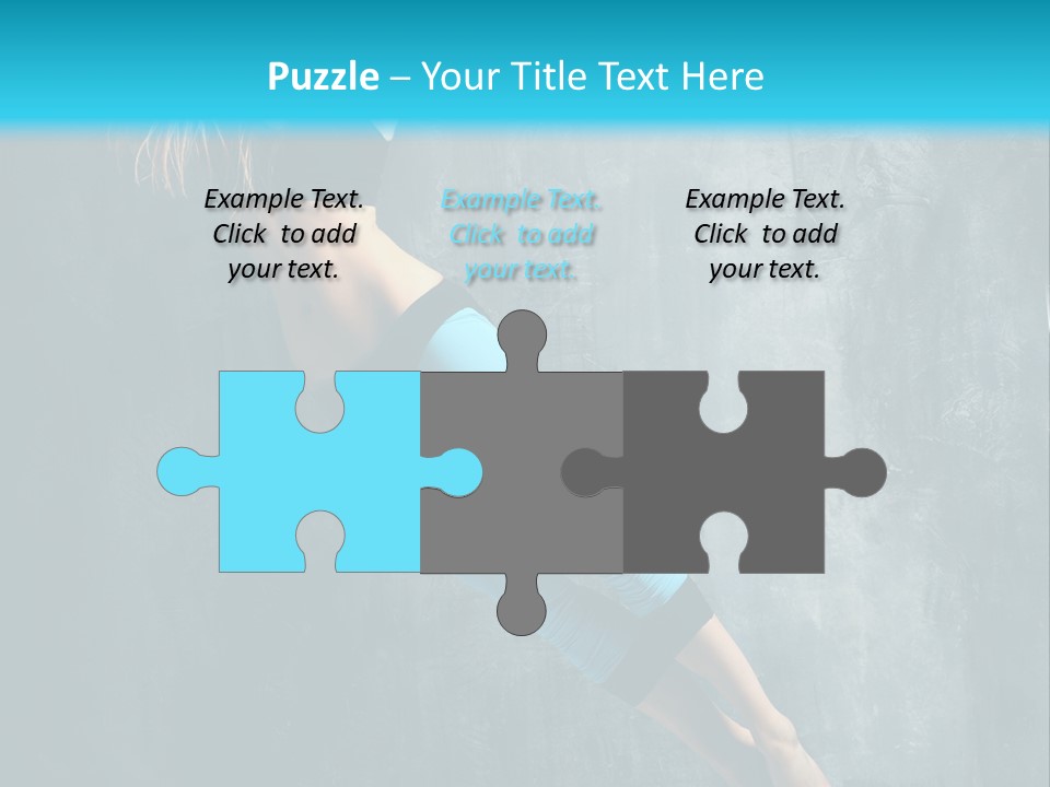 Performer Stunt Stretching PowerPoint Template