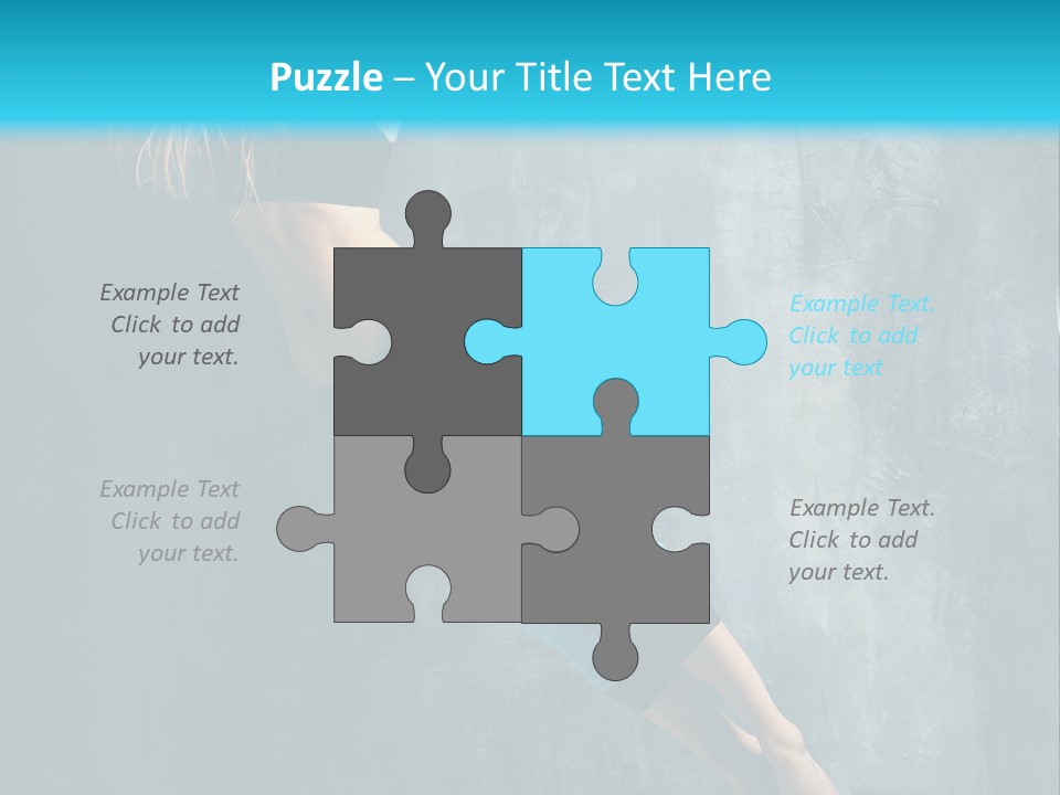 Performer Stunt Stretching PowerPoint Template