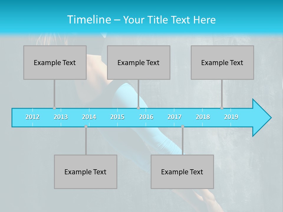 Performer Stunt Stretching PowerPoint Template