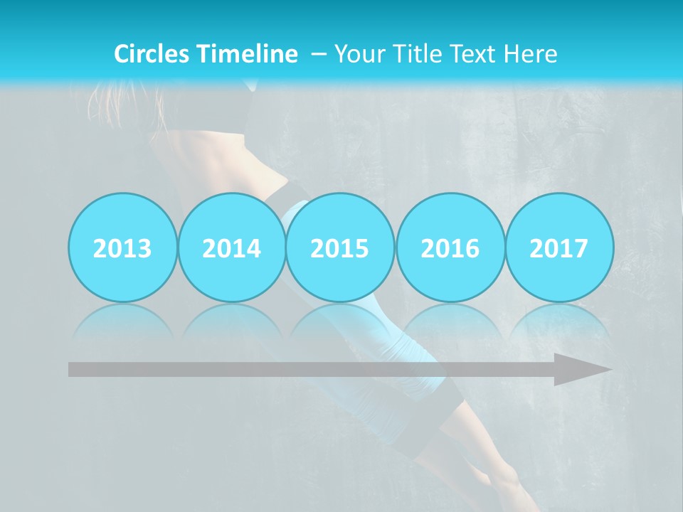 Performer Stunt Stretching PowerPoint Template