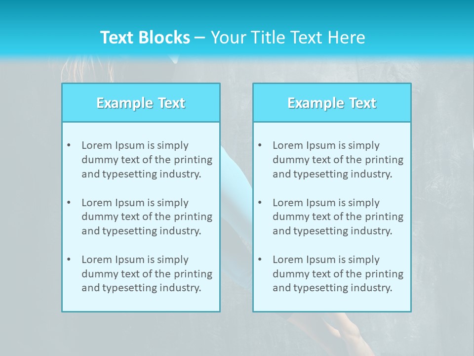 Performer Stunt Stretching PowerPoint Template