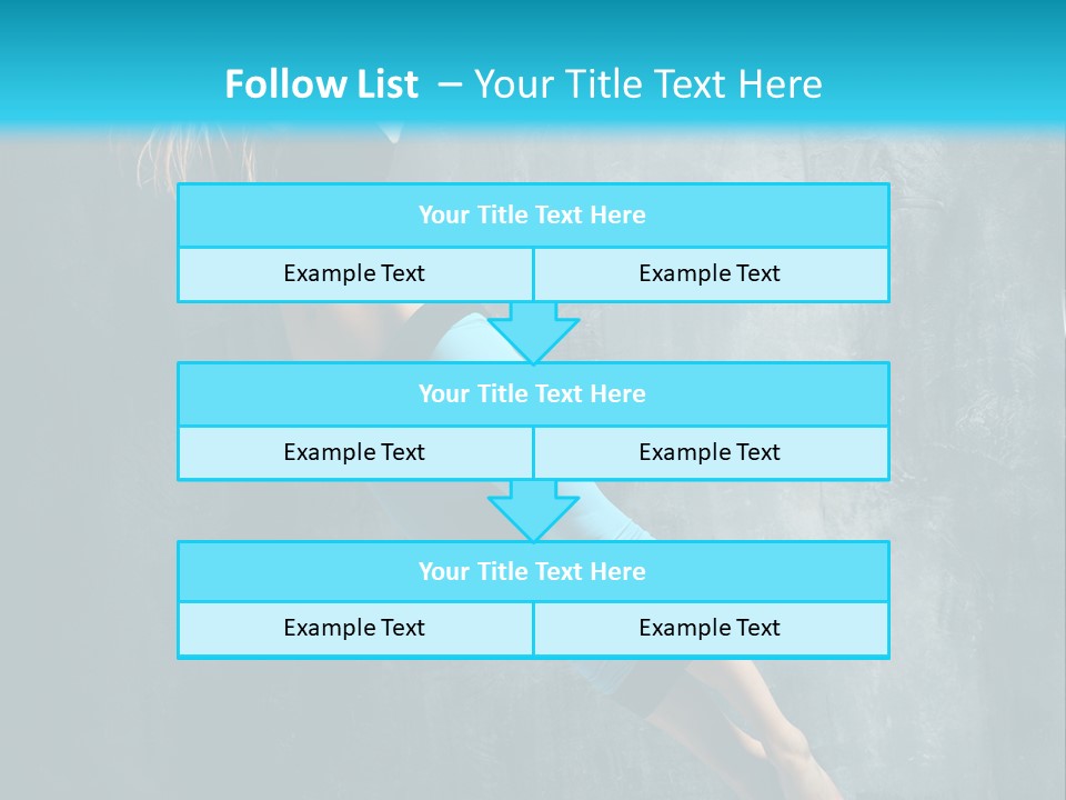 Performer Stunt Stretching PowerPoint Template