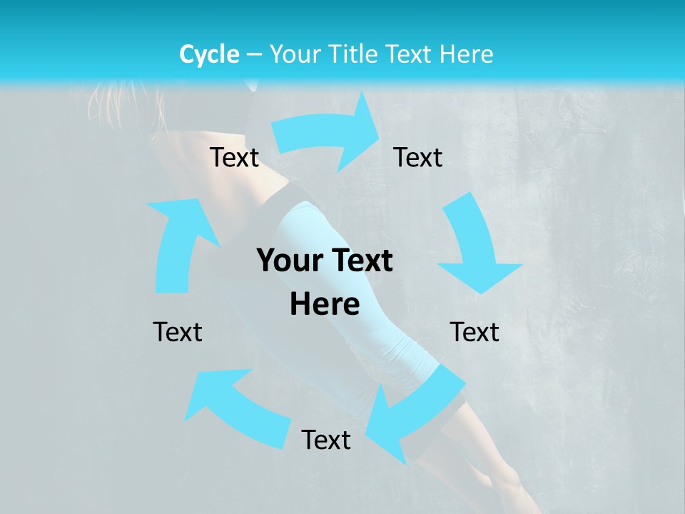 Performer Stunt Stretching PowerPoint Template