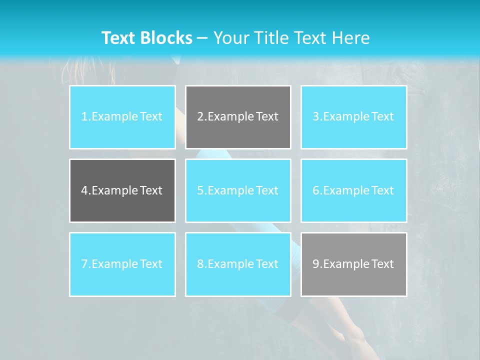 Performer Stunt Stretching PowerPoint Template