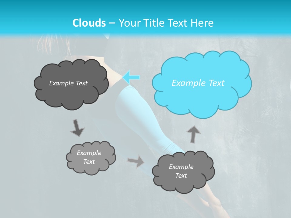 Performer Stunt Stretching PowerPoint Template