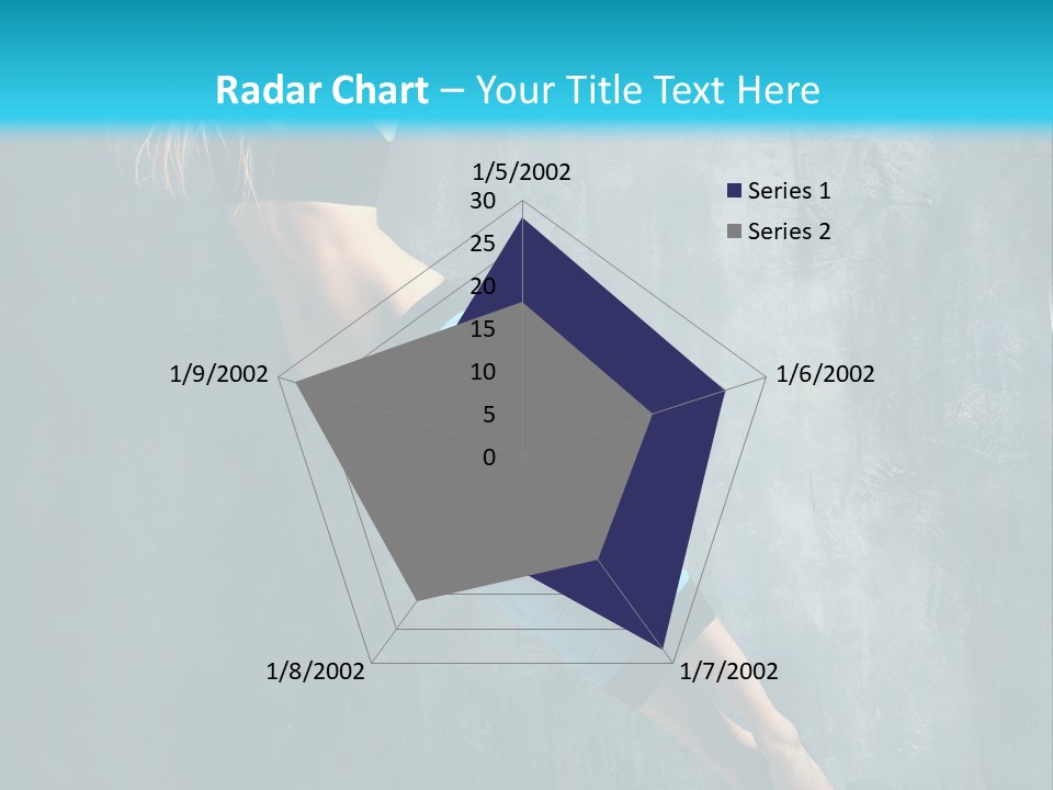 Performer Stunt Stretching PowerPoint Template