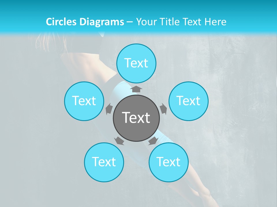 Performer Stunt Stretching PowerPoint Template