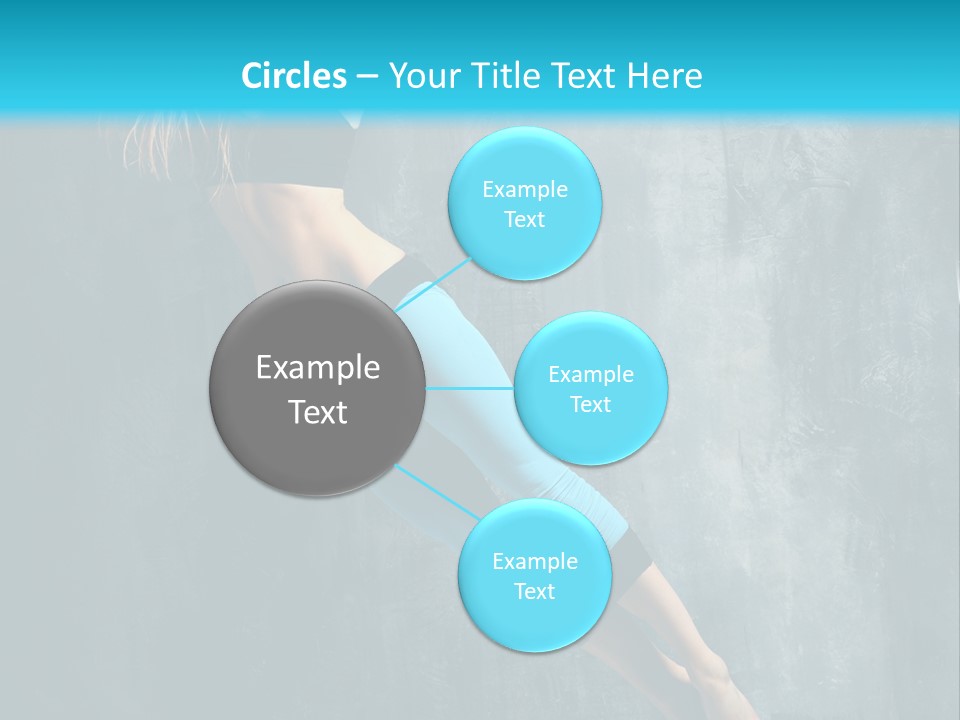 Performer Stunt Stretching PowerPoint Template