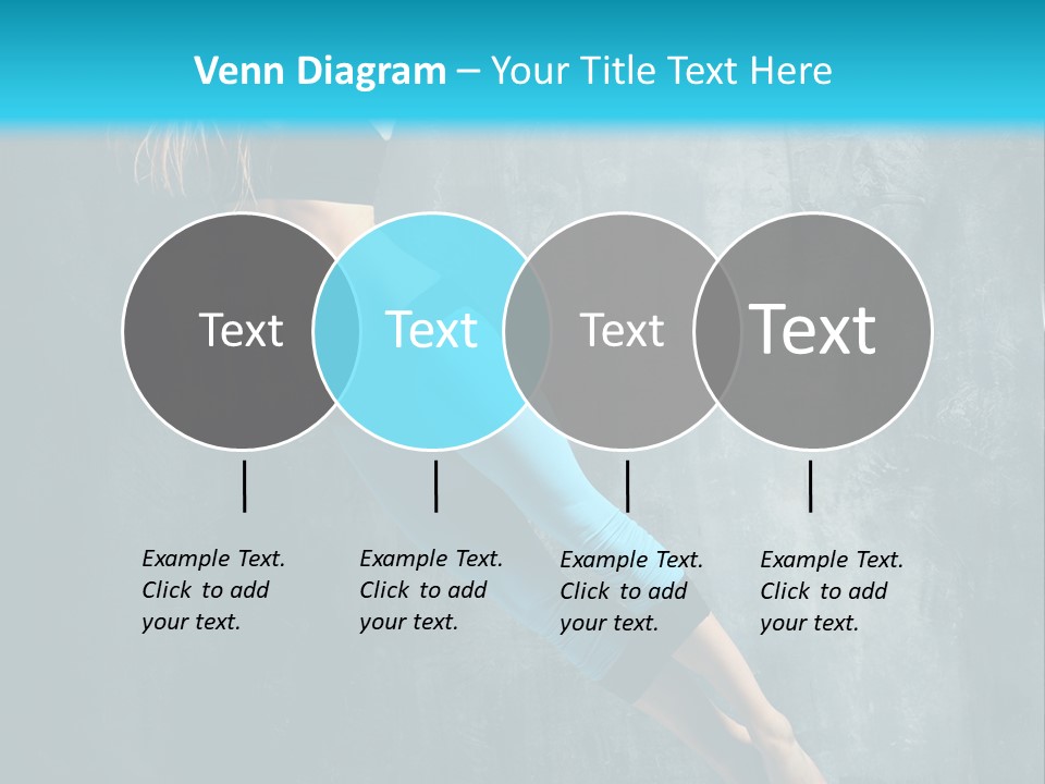 Performer Stunt Stretching PowerPoint Template