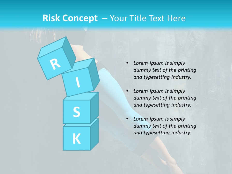 Performer Stunt Stretching PowerPoint Template