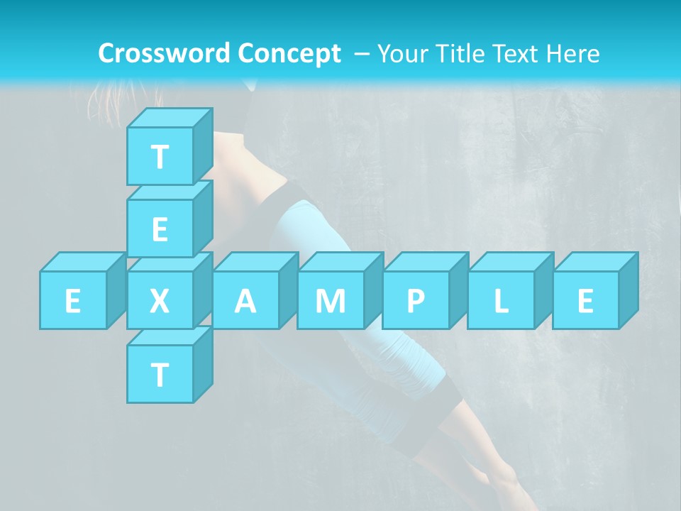 Performer Stunt Stretching PowerPoint Template