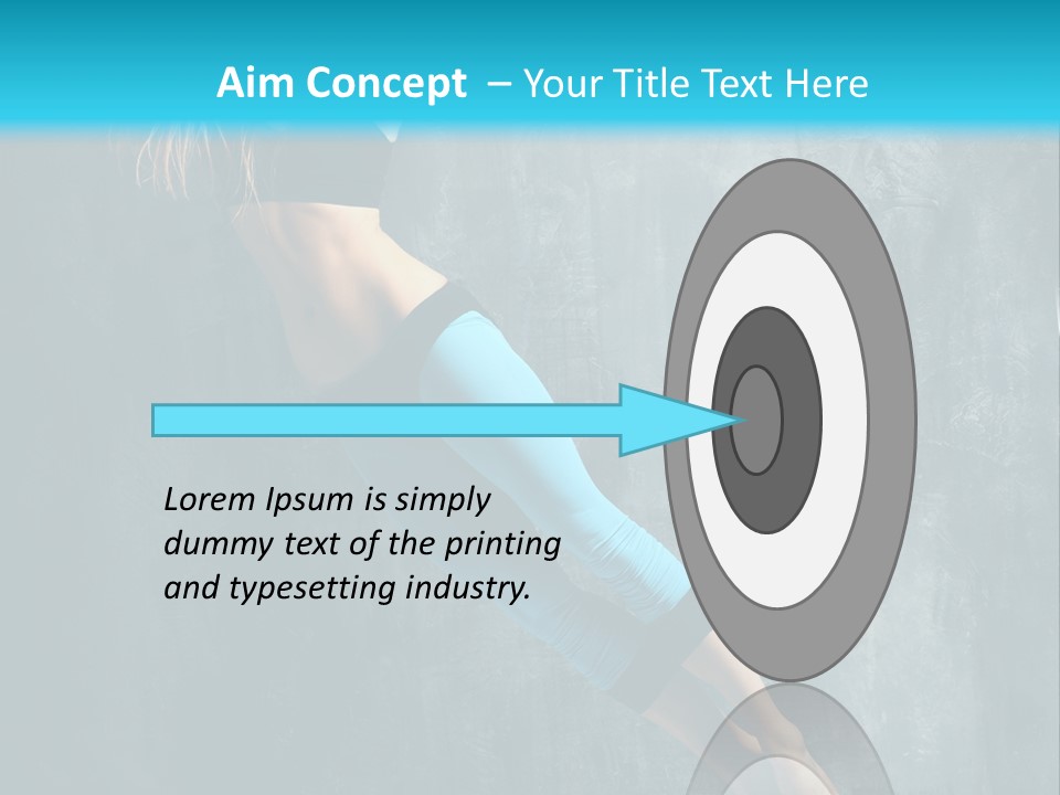 Performer Stunt Stretching PowerPoint Template