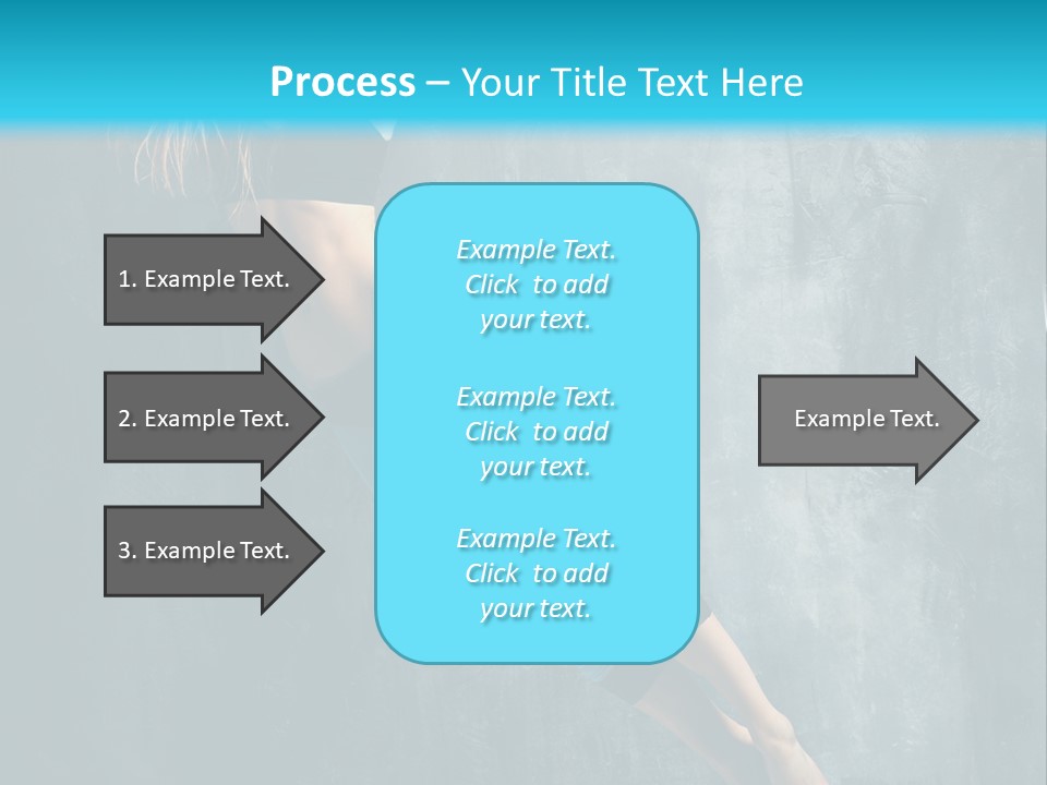 Performer Stunt Stretching PowerPoint Template